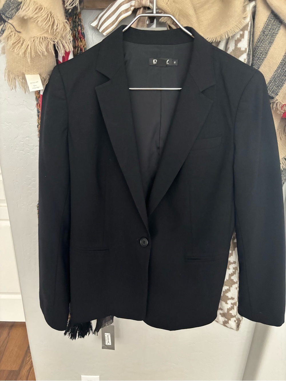 DKNY Black Single-Button Women's Blazer